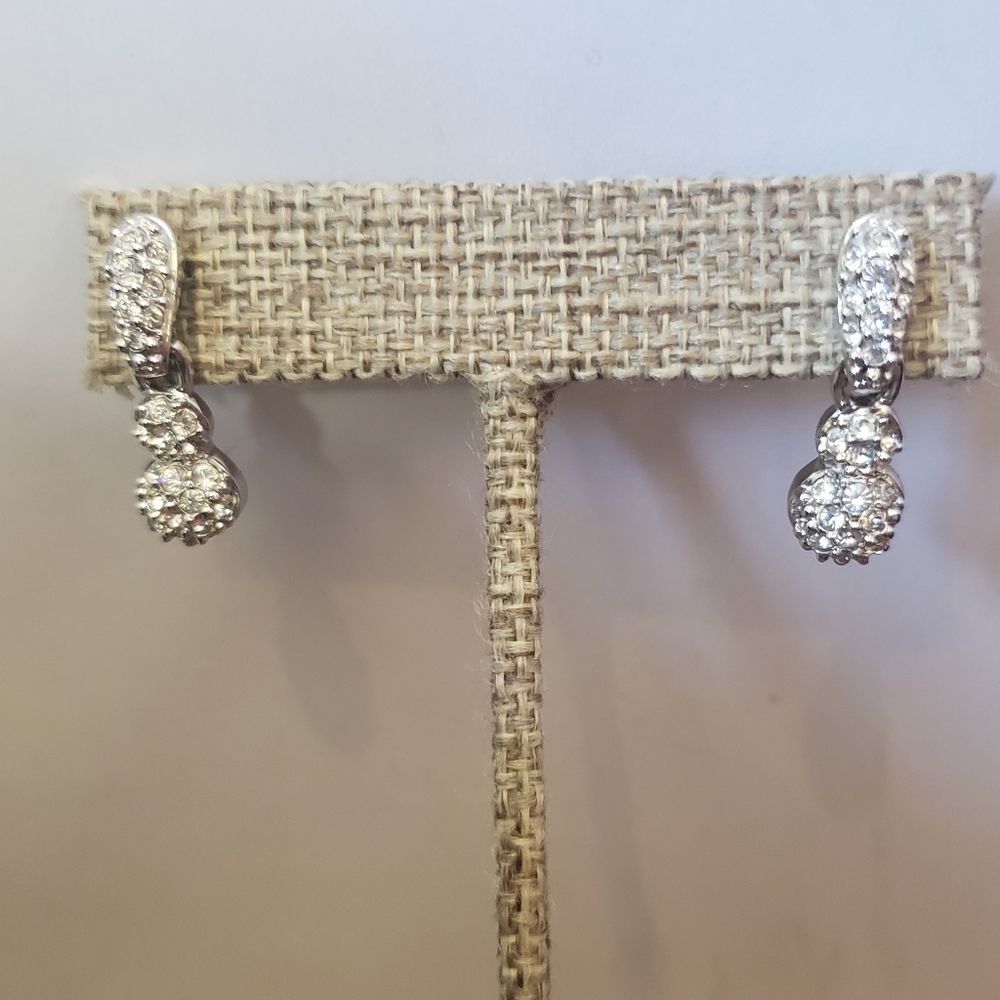 SWAROVSKI Emma Necklace & Earrings Set Prom Wedding Formal - Picture 5 of 13